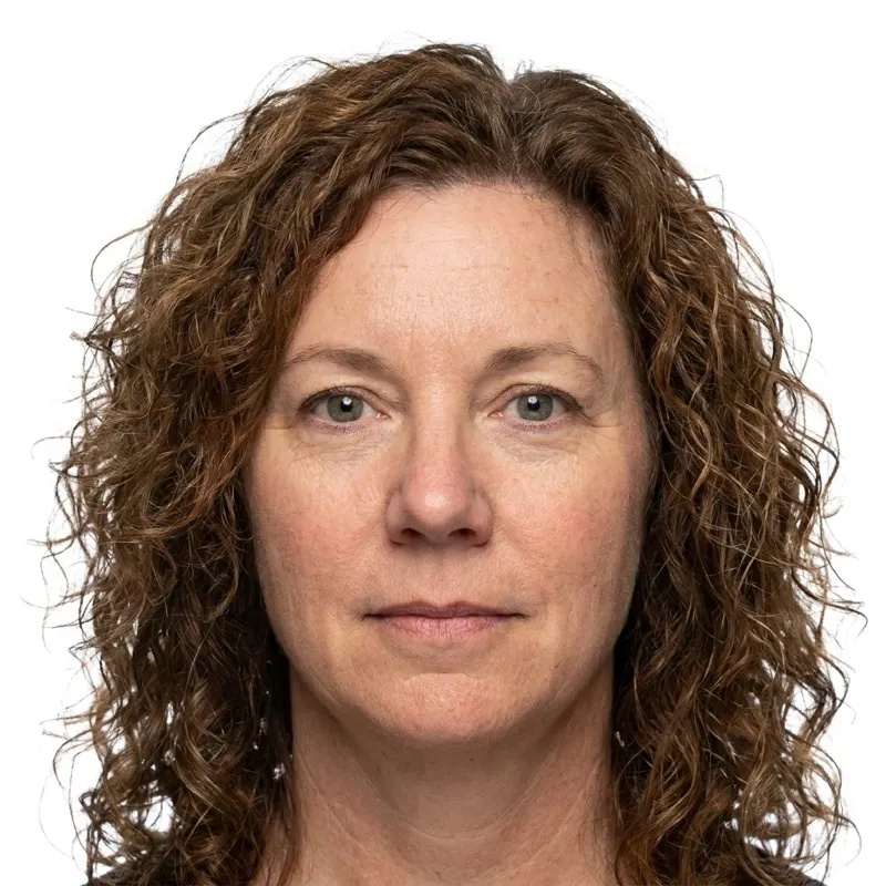 ChatGPT passport size photo prompt result: plain white background, even lighting, passport-style crop